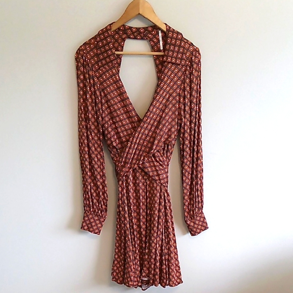 Free People It Takes Two Wrap Dress Size Large